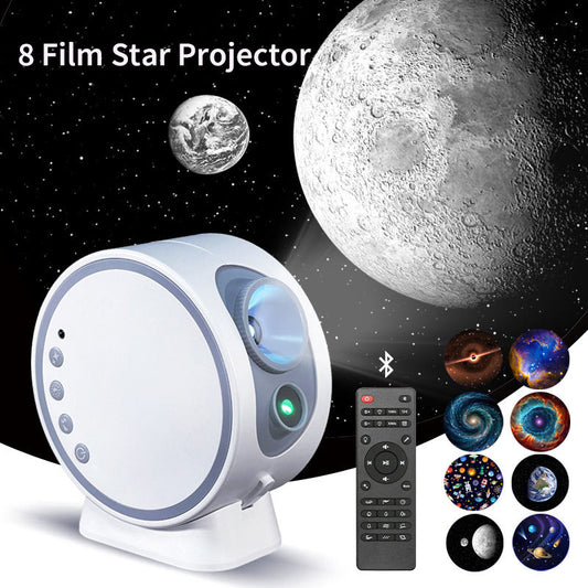 8-in-1 Planetarium Galaxy Star Projector with Shooting Star Effect, Bluetooth Speaker, 12 White Noise Sounds & 360° Rotation – OEM/ODM Available