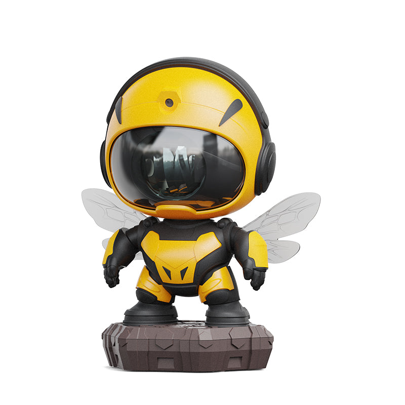Bienenroboter-Galaxie-Projektor mit Bluetooth-Lautsprecher – Nordlicht-Sternenprojektor, Fernbedienung, Timer, einstellbarer Winkel, LED-Nachtlicht – OEM/ODM verfügbar