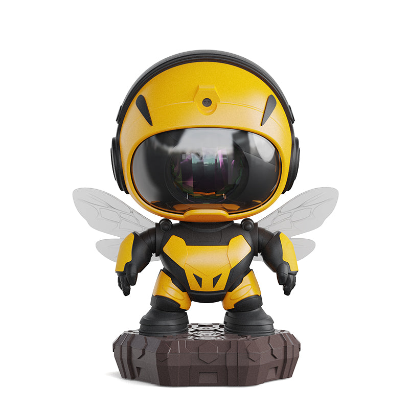 Bienenroboter-Galaxie-Projektor mit Bluetooth-Lautsprecher – Nordlicht-Sternenprojektor, Fernbedienung, Timer, einstellbarer Winkel, LED-Nachtlicht – OEM/ODM verfügbar