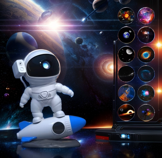 13-in-1 LED Astronaut Planetarium Galaxy Projector Night Light – 360° Rotating Head, 135 sq ft Projection Area, 8 Color Touch Control, Timer & Speed Adjustable – OEM/ODM Available
