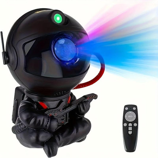 Mini Proyector de Galaxia Astronauta Luz Nocturna – Proyector de Estrellas Nebulosa Alimentado por USB con Control Remoto para Habitación de Niños y Regalo – OEM/ODM Disponible