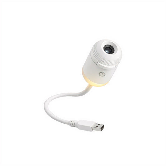2-in-1 Planetarium Galaxy Projector Night Light with Flexible Gooseneck USB – Starry Sky Ceiling Lamp, Interchangeable Films, Adjustable Focus, Touch Control – OEM/ODM Available