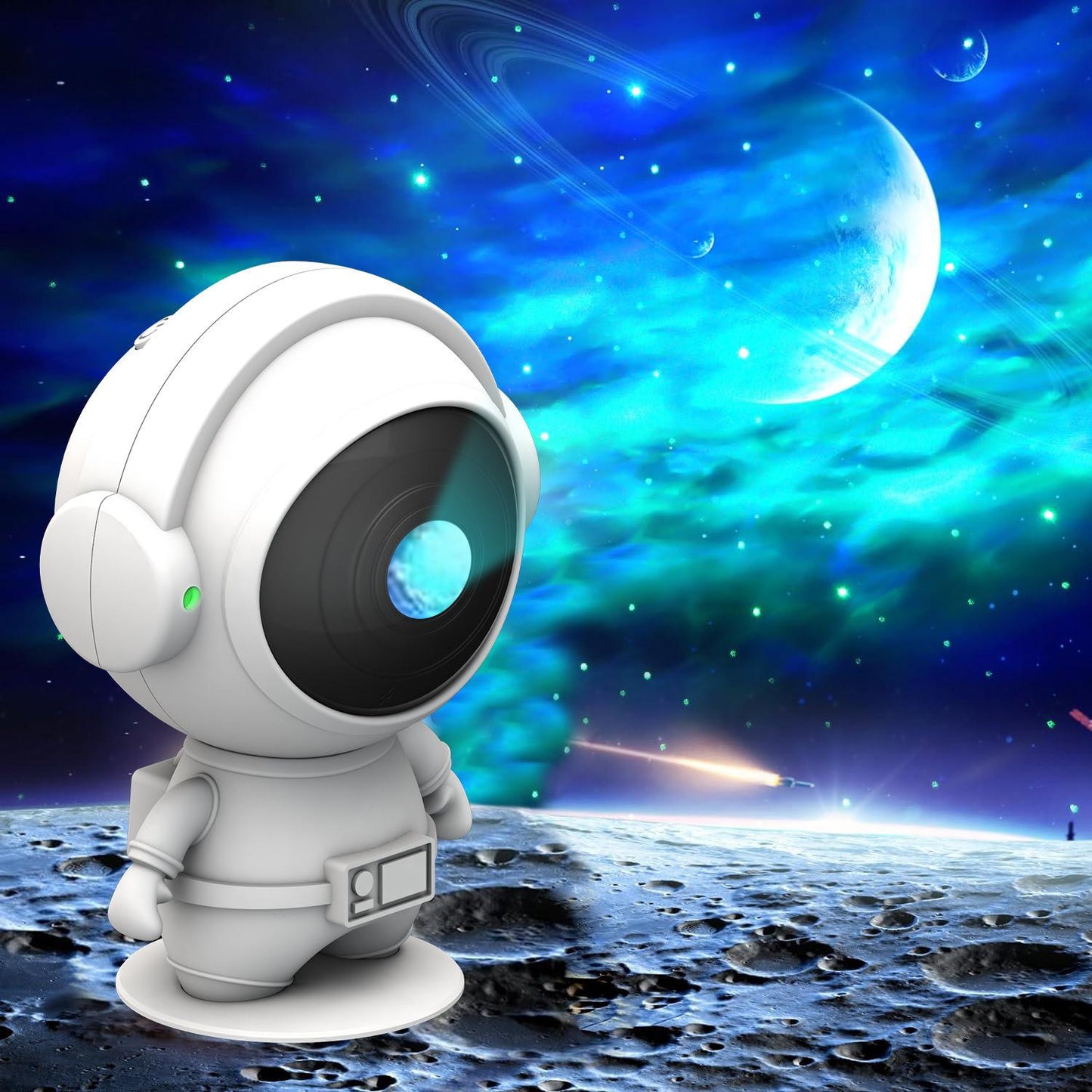 Mini-Astronauten-Galaxie-Projektor-Nachtlicht – 360° drehbare Sternenlampe mit Fernbedienung, Timer für Kinderzimmer & Geschenk – OEM/ODM verfügbar