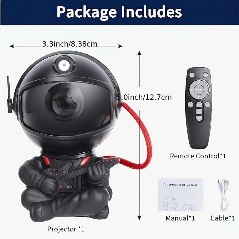 Mini Astronaut Galaxy Projector Night Light – USB Powered Nebula Star Projector with Remote Control for Kids Room & Gift – OEM/ODM Available