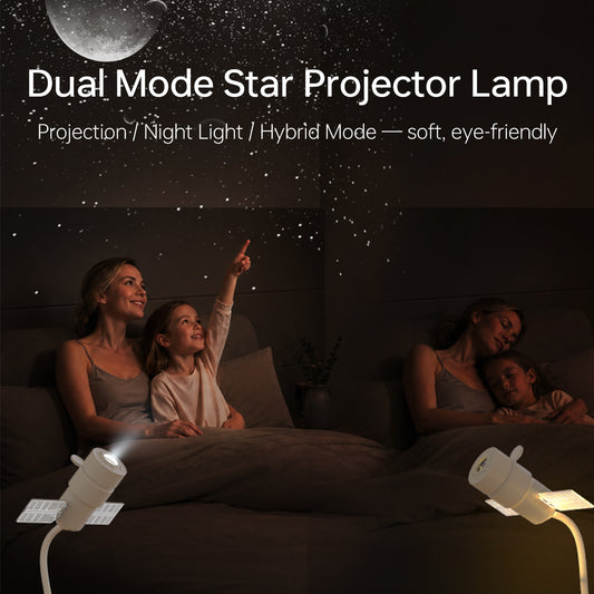 Satellite USB Planetarium Projector & Night Light with Replaceable Slides