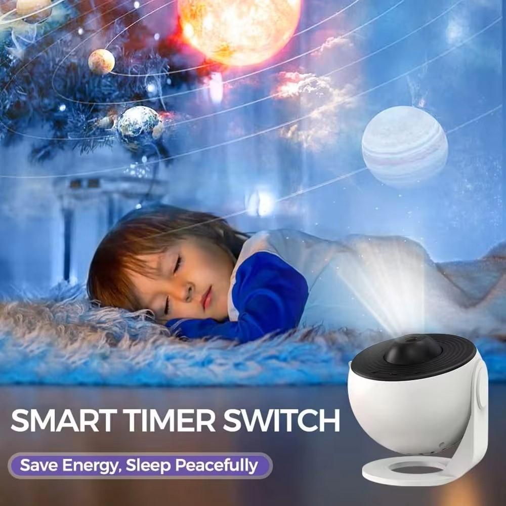 13-in-1 Planetarium-Sternenprojektor – 4K HD Rotierende Galaxienlampe mit einstellbarem Fokus & Filmscheiben – 70 m² Abdeckung, Timer, USB-betrieben – OEM/ODM verfügbar