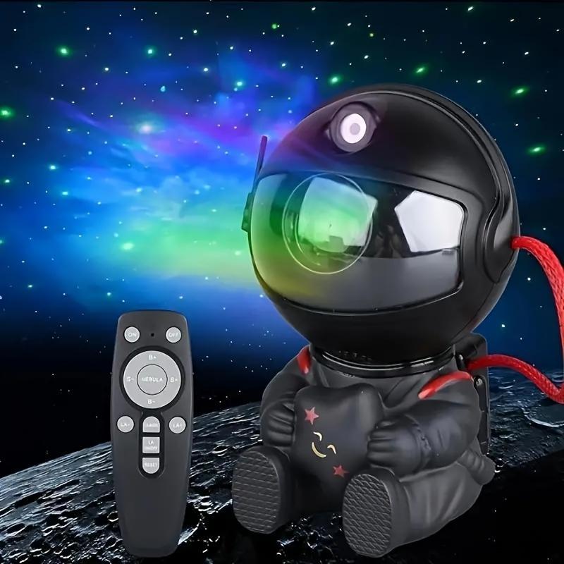 Mini Astronaut Galaxy Projector Night Light – USB Powered Nebula Star Projector with Remote Control for Kids Room & Gift – OEM/ODM Available