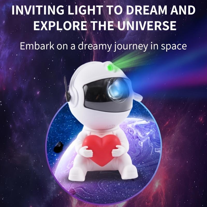 Mini Astronaut Galaxie-Projektor mit Herz-Design – Nebel-Sternenlicht, 360° magnetische Rotation, Fernbedienung für Kinderzimmer & Geschenk – OEM/ODM verfügbar