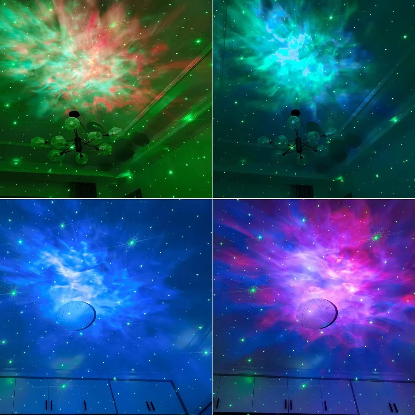 Astronaut Galaxie-Sternprojektor LED-Nebel-Nachtlicht mit Fernbedienung – Coole Weltraumprojektionslampe, 8 Nebeleffekte, einstellbarer Winkel, Timer – Geschenk für Kinder und Erwachsene – OEM/ODM verfügbar