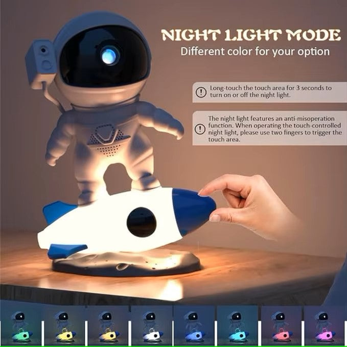 13-in-1 LED Astronaut Planetarium Galaxy Projector Night Light – 360° Rotating Head, 135 sq ft Projection Area, 8 Color Touch Control, Timer & Speed Adjustable – OEM/ODM Available