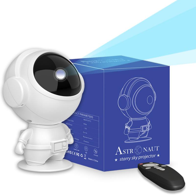 Mini-Astronauten-Galaxie-Projektor-Nachtlicht – 360° drehbare Sternenlampe mit Fernbedienung, Timer für Kinderzimmer & Geschenk – OEM/ODM verfügbar