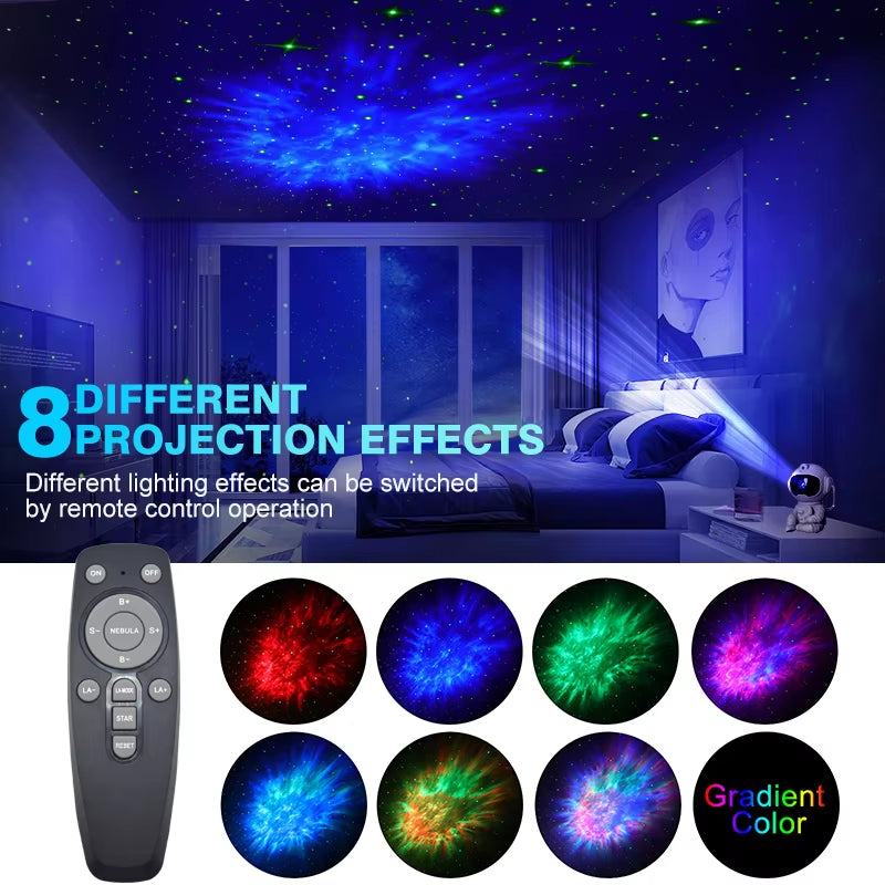 High Quality Cheap Price Astronaut Galaxy Projector Lamp Star Projector Night Light Nebula Atmosphere Light Table Lamp