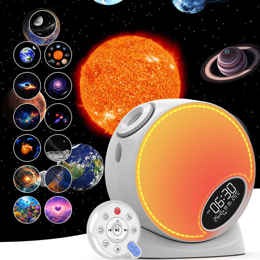 13-in-1 Planetarium Galaxy Projector 4K HD with Bluetooth Speaker and White Noise Meteor Shower and 360 Rotating Timer and Remote Home Decor Kids Gift OEM