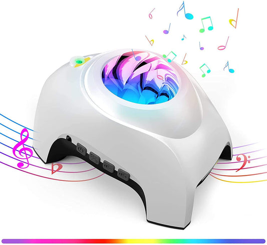 Northern Galaxy Aurora Projector 33 Light Effects & BT Speaker White Noise & Timer Home Decor Bedroom Gift OEM/ODM Available