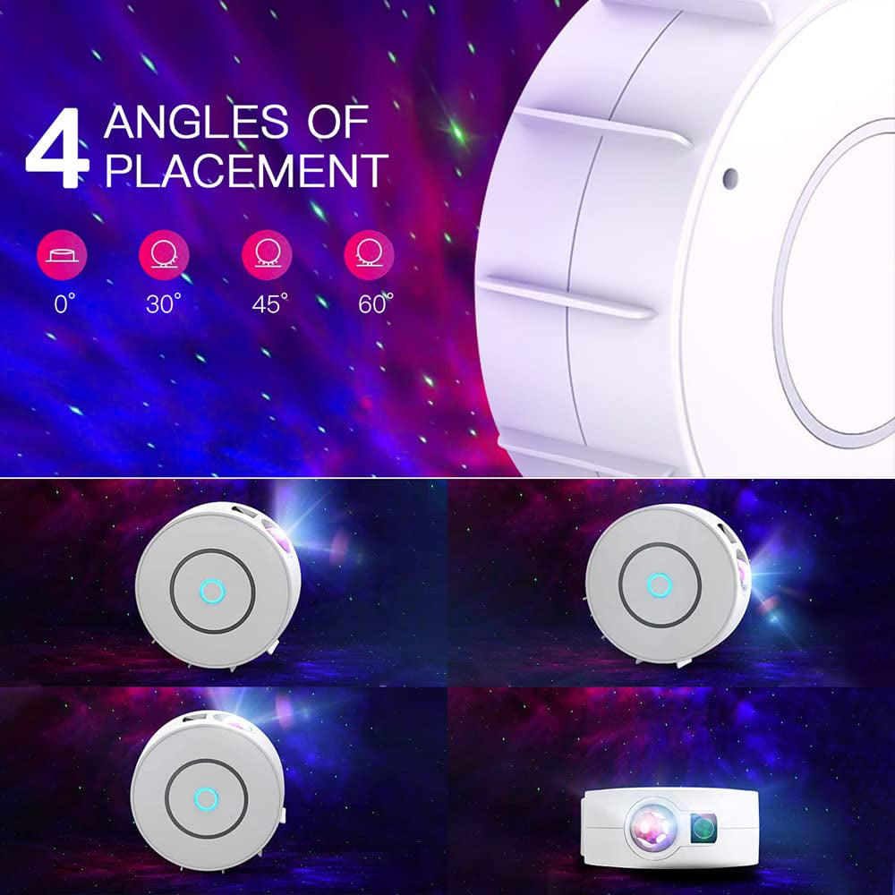 Galaxy Projector for Bedroom Star Projector Galaxy Light Nebula Lamp Ceiling Starlight Projector Smart APP and Voice Control LED Night Light for Valentines Day Gifts