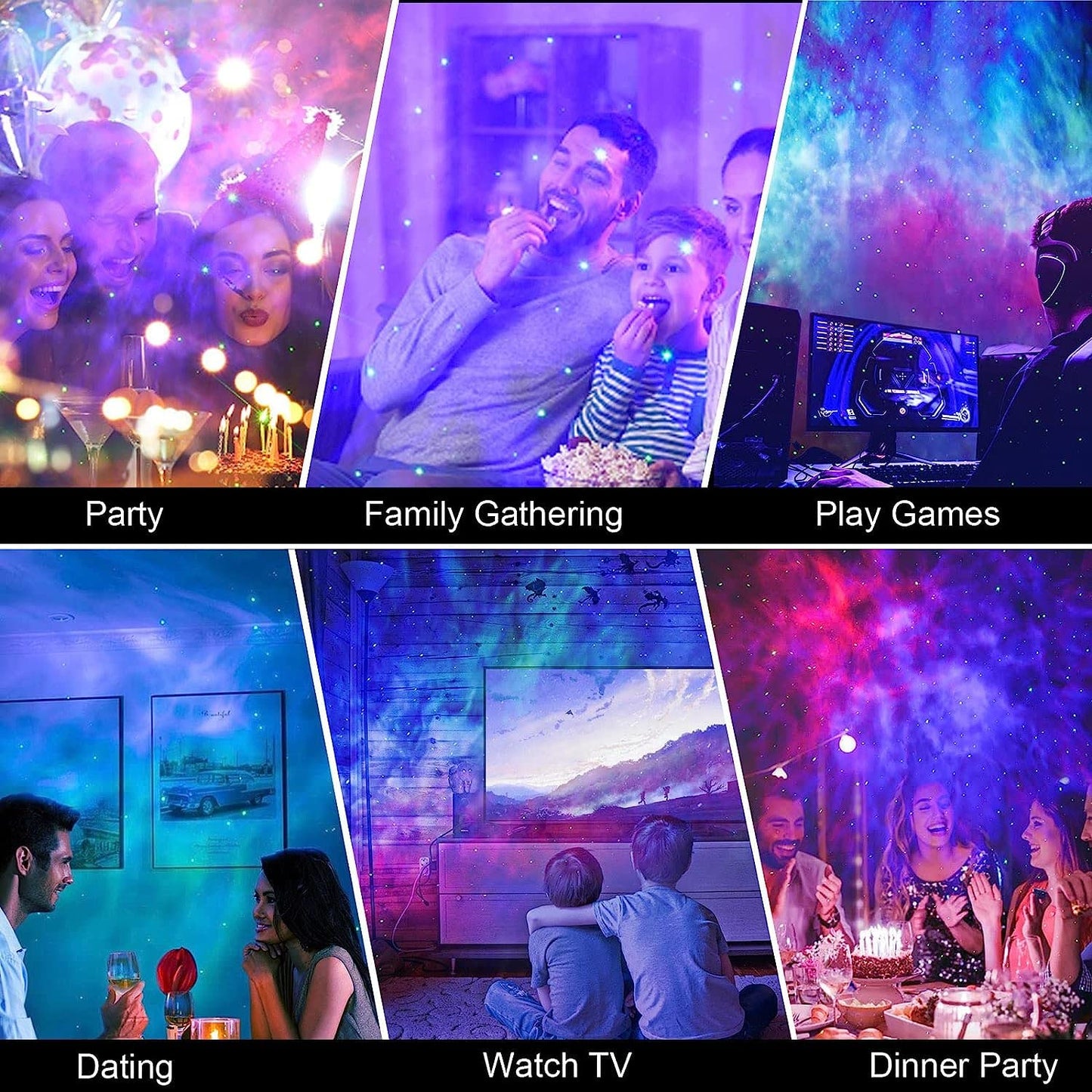 Galaxy Projector for Bedroom Star Projector Galaxy Light Nebula Lamp Ceiling Starlight Projector Smart APP and Voice Control LED Night Light for Valentines Day Gifts