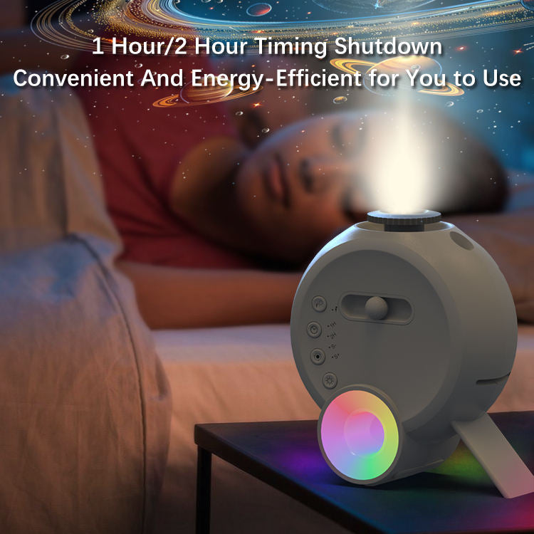 13-in-1 4K HD Planetarium Galaxy Projector with Dynamic Shooting Star, White Noise, Bluetooth Speaker & Night Light – OEM/ODM Available