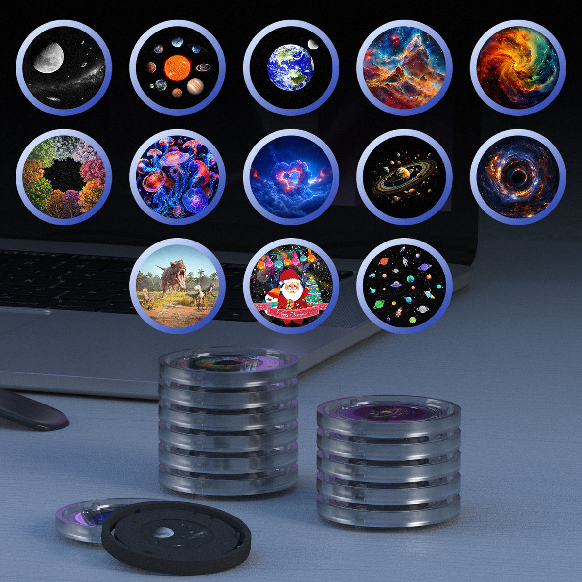 13-in-1 4K HD Planetarium Galaxy Projector with Dynamic Shooting Star, White Noise, Bluetooth Speaker & Night Light – OEM/ODM Available