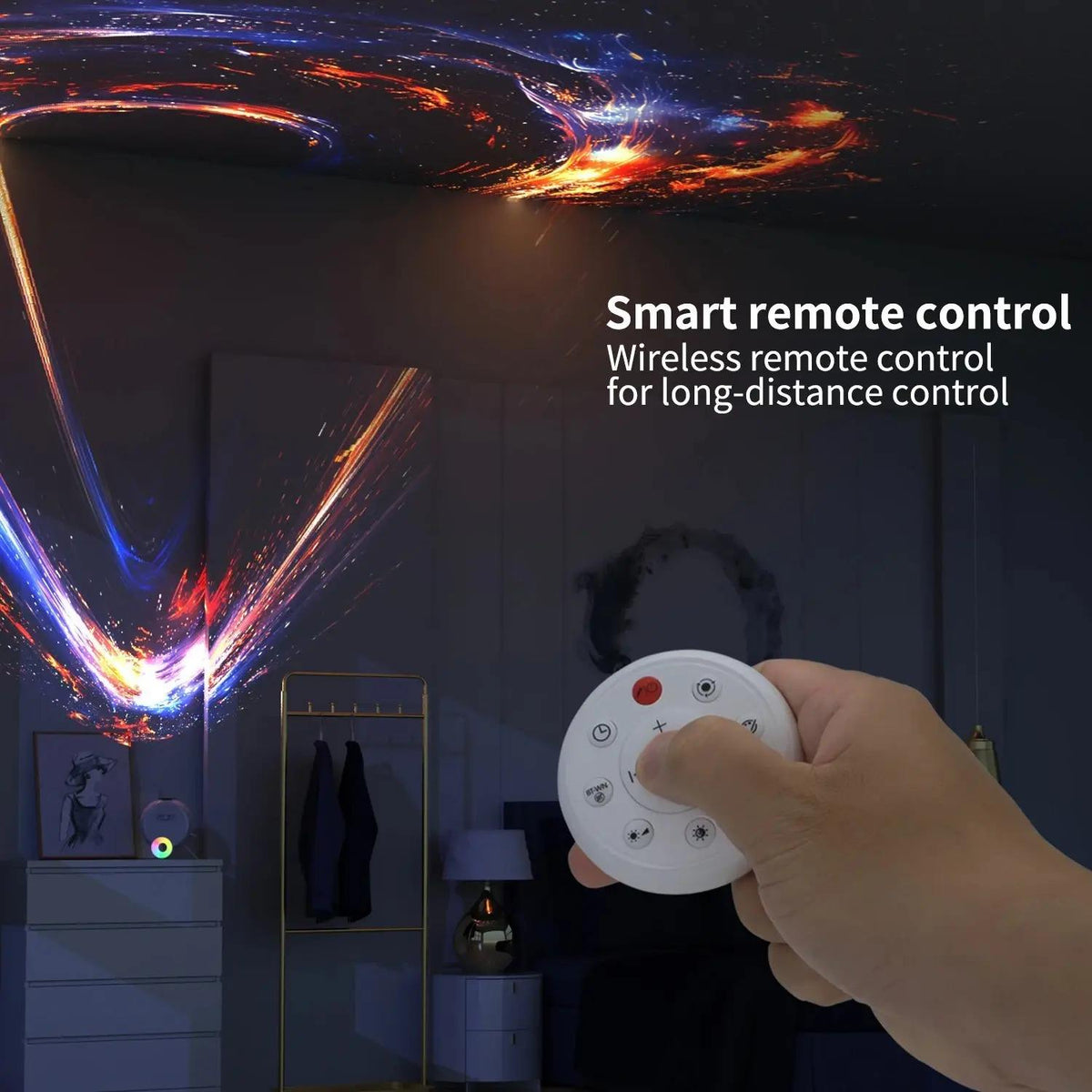 13-in-1 4K HD Planetarium Galaxy Projector with Dynamic Shooting Star, White Noise, Bluetooth Speaker & Night Light – OEM/ODM Available