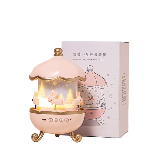 Rechargeable Unicorn Star Projector Night Light with 6 Projection Films, 8 Soothing Sounds & Remote Control – OEM/ODM Available