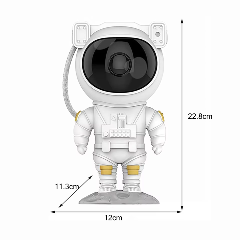 Astronaut Galaxie-Sternprojektor LED-Nebel-Nachtlicht mit Fernbedienung – Coole Weltraumprojektionslampe, 8 Nebeleffekte, einstellbarer Winkel, Timer – Geschenk für Kinder und Erwachsene – OEM/ODM verfügbar
