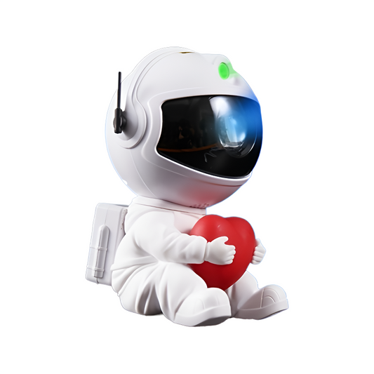 Mini Astronaut Galaxy Projector with Heart Design – Nebula Star Night Light, 360° Magnetic Rotation, Remote Control for Kids Room & Gift – OEM/ODM Available